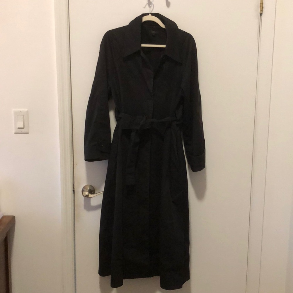 COS trench coat color dark blue size eur 38